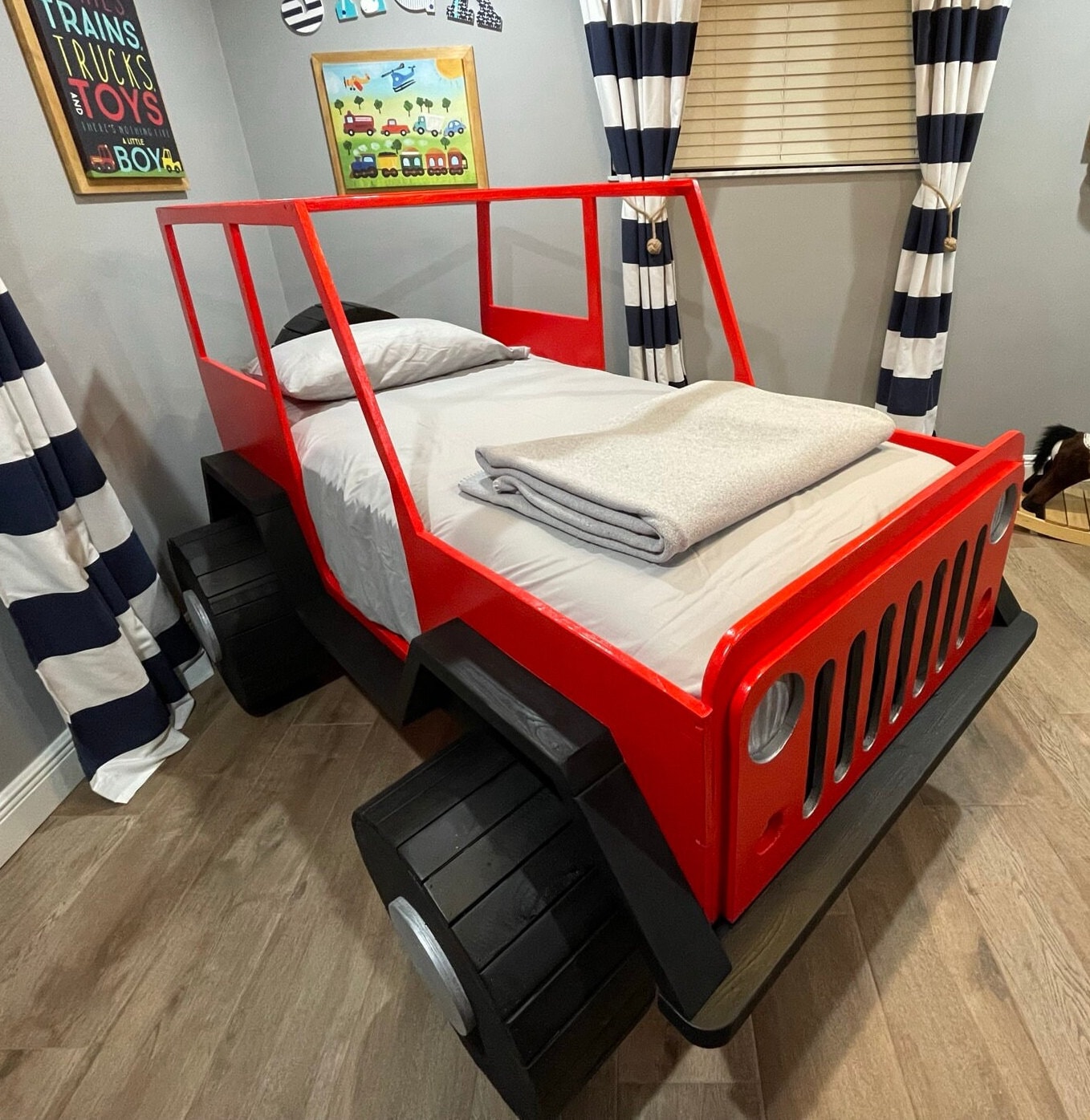 Kids Jeep Bed DIY Build Plans Offroad Dreams J.T. Model Woodworking