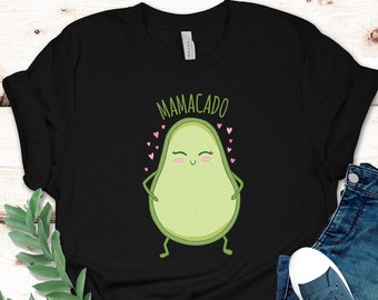 Personalized Avocado Mamacado Coming 2021 Shirt Pregnancy Announcement Shirt Trending Shirt Handmade Shirt Women Men Screen Print