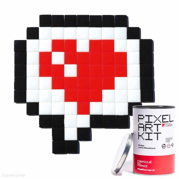 Kit Mosaïque Space Invader 'I Love You' - Idée Cadeau Originale - Occasion
