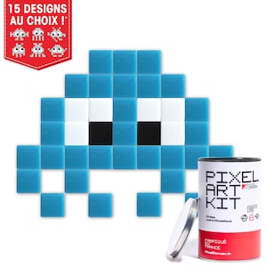 Kit de Pixel Art "Pequeños extraterrestres" - Mosaico de arte callejero DIY