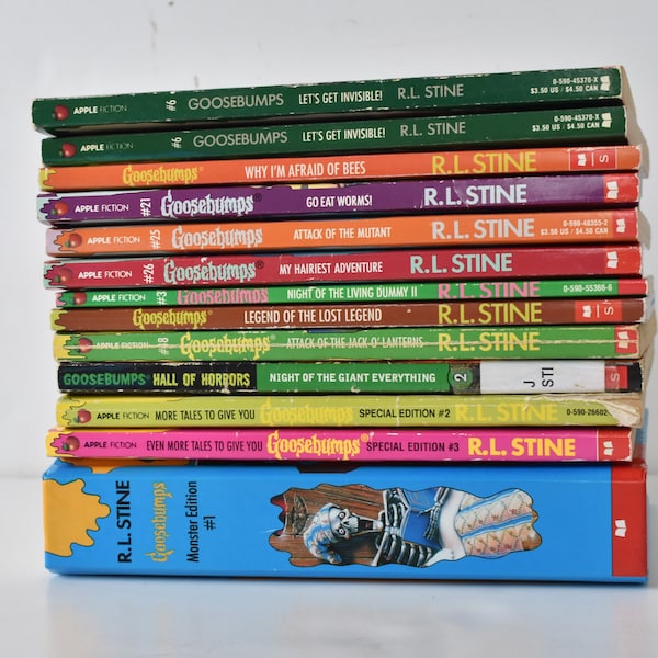 Goosebumps Books - YOU CHOOSE - Kids Horror Books