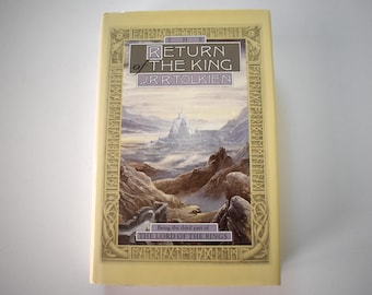 The Return of the King by J.R.R. Tolkien - hardcover book with map (1993)