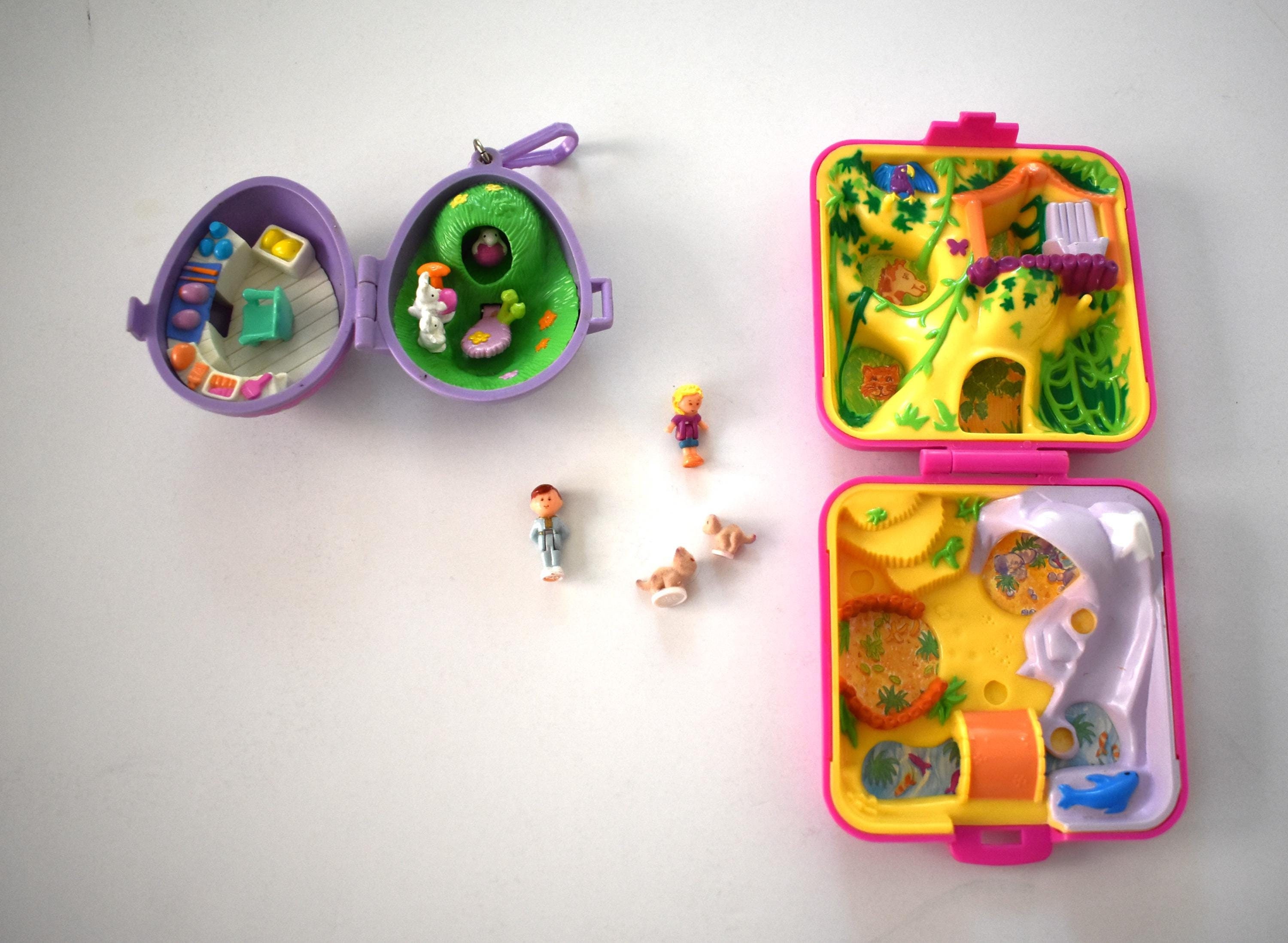 Polly Pocket Wild Zoo World & Star Easter Egg Sets (Bluebird)
