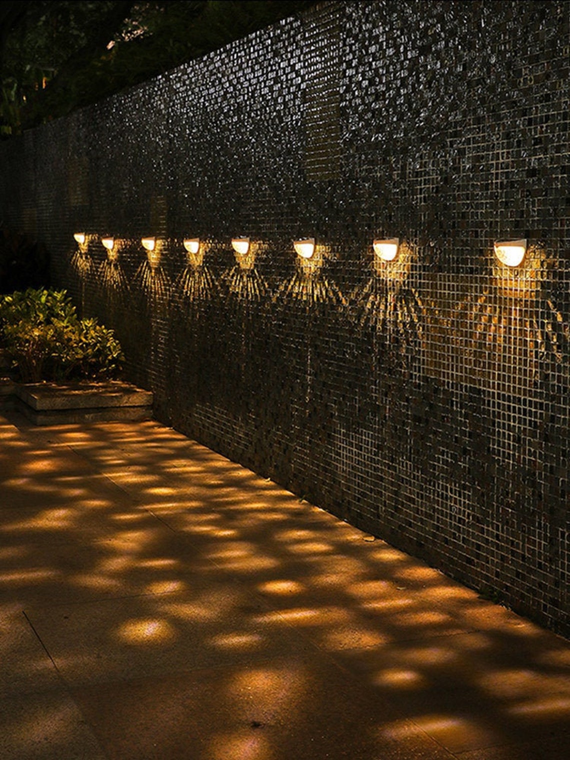 Outdoor Garden Solar Lamp Night LED Light Outdoor Garden Etsy