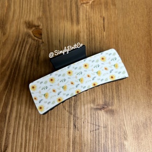 Sunflower Hair Claw Clip | Claw Clip | Gift for Her | Mothers Day Gift