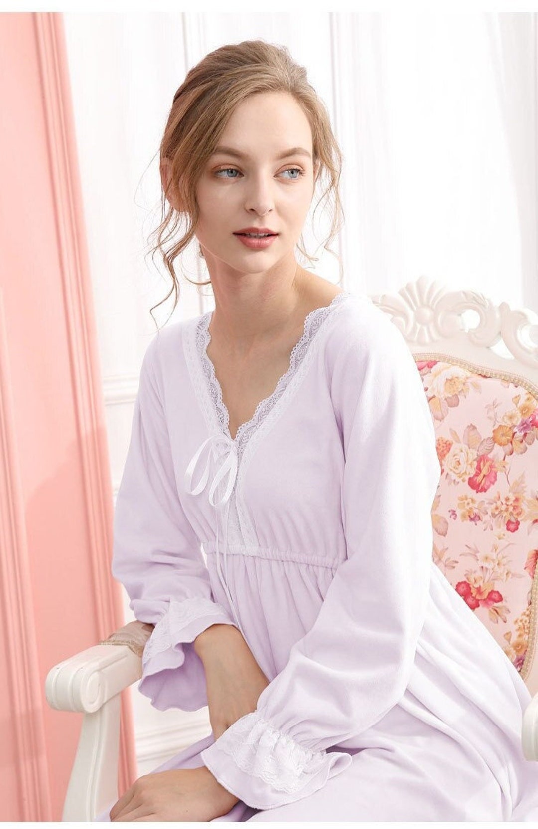 Susan's Velvet Royal Nightgown main image 0