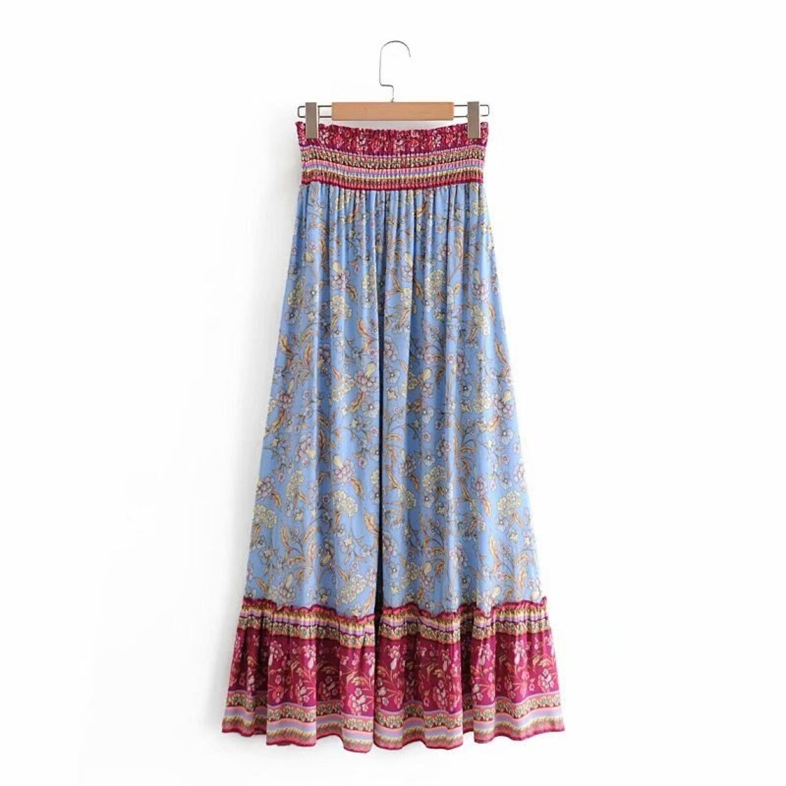 Boho Midi Skirt Boho Skirt Bohemian Skirt Bohemian Midi Skirt Etsy