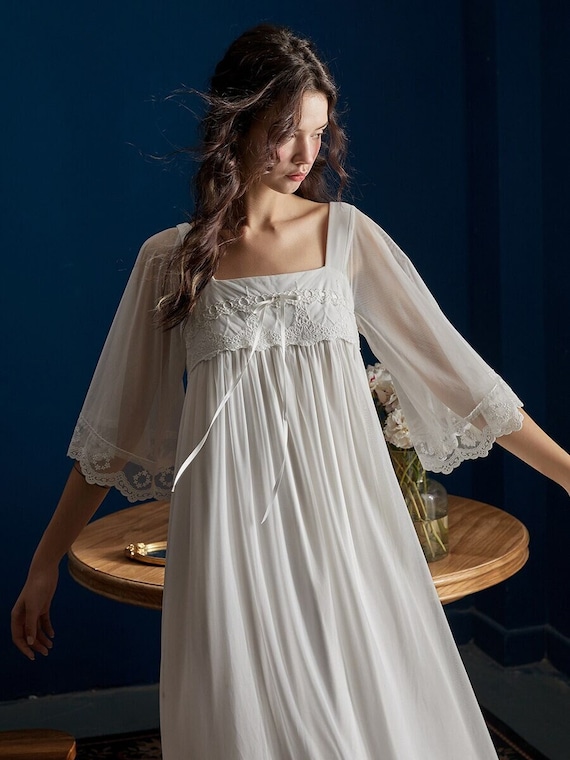 Vintage Victorian Long Nightgowns for 