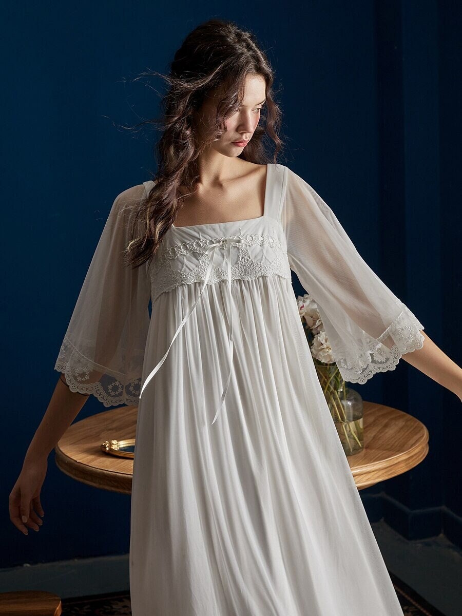 Vintage Victorian Long Nightgowns for 