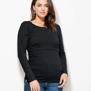 Bshirt Long Sleeves in Black