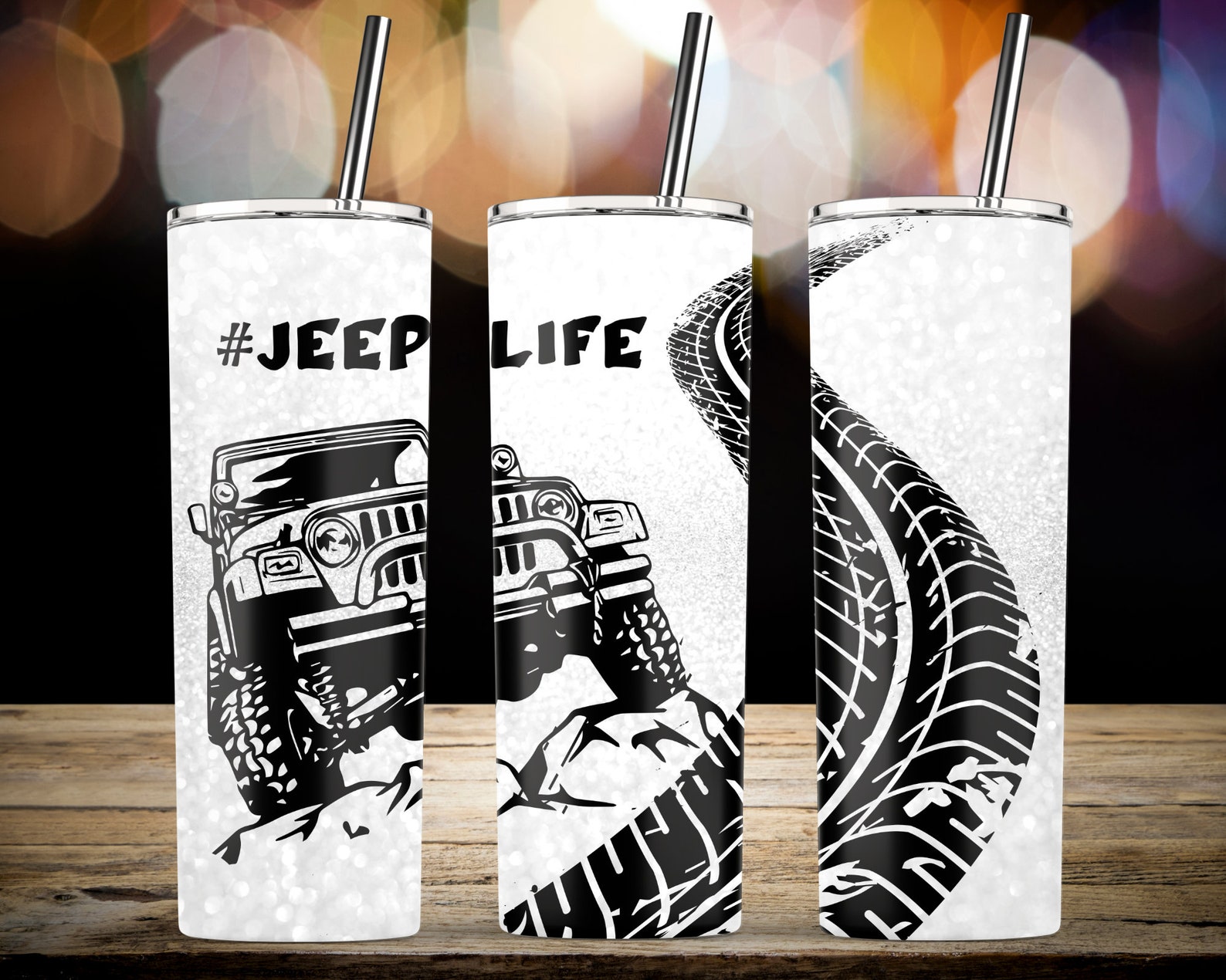 Jeep Life Tumbler design 20oz skinny tumbler sublimation Etsy