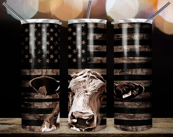 Ko USA träflagga tumbler png design, 20oz smal tumbler mall för sublimering, ko tumbler wrap png digital nedladdning