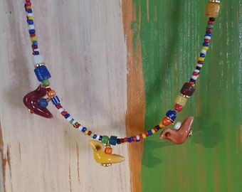 Vintage Ceramic Bird Beads Great to for making necklaces charm bracelets or enhancements to bookmarks and cards. Vintage Ceramic Bird Beads Great to for making necklaces charm bracelets or enhancements to bookmarks and cards.
