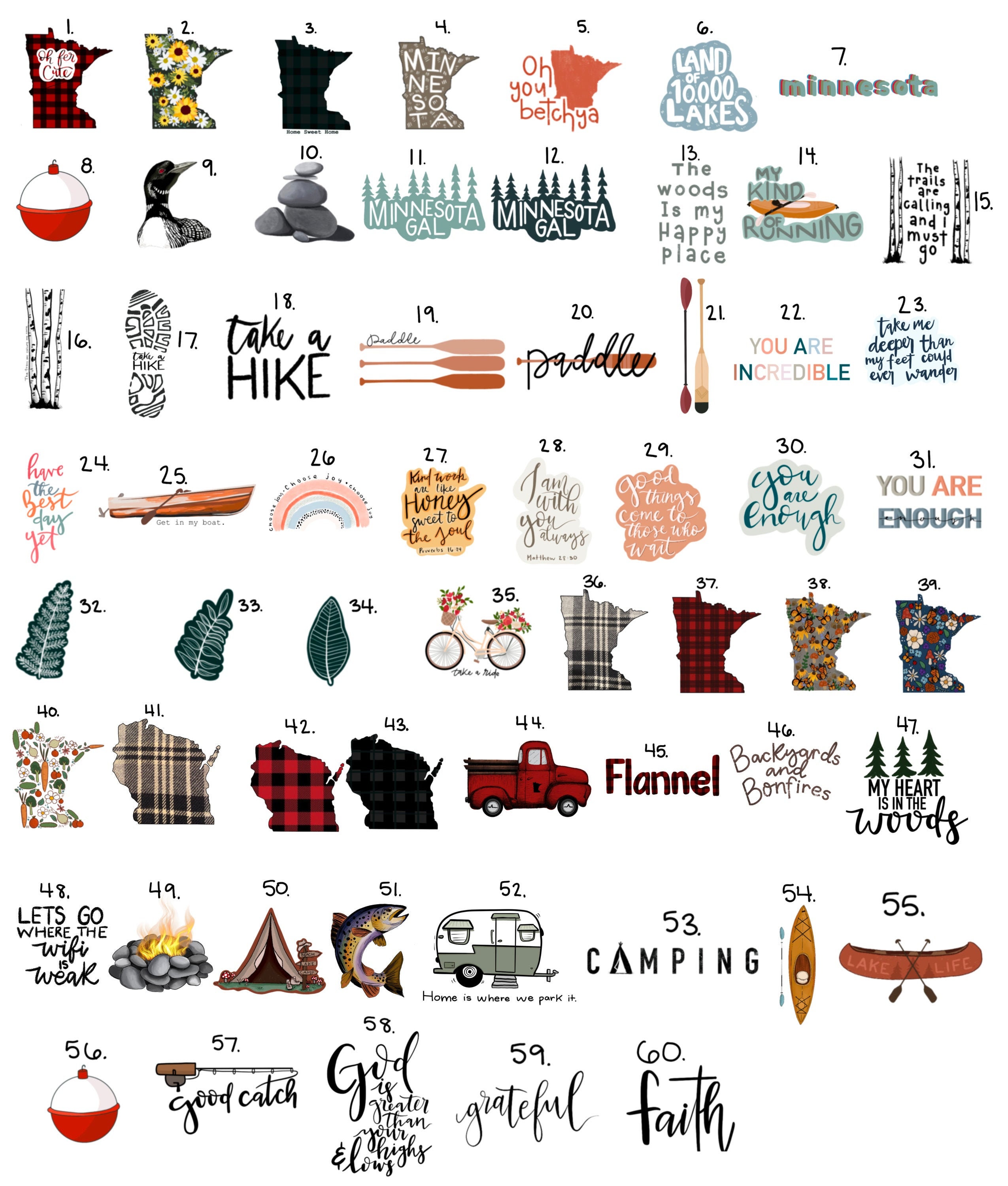 Little Rocks Design Stickers MN Stickers Outdoor Stickers Etsy