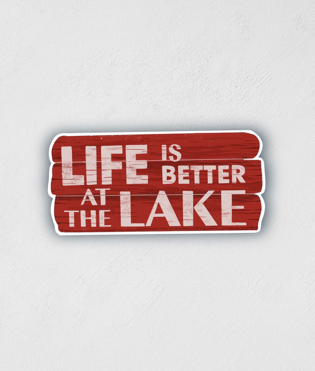 Lake Protection Sticker Lake Life Sticker: Waterproof Decal for Laptop, Car, Boat - Etsy