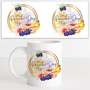 PfannkuchenTag Tasse Schablone | Kammzug Dienstag Design