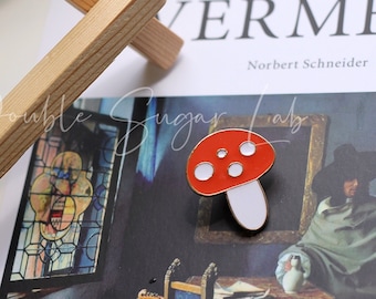 Mushroom Pin | Enamel Badge Pins | Accessories for Kids