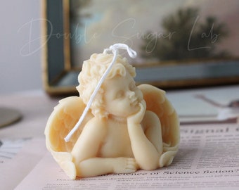 Angel Cherub Candle | Scented Candle | Home Decor | Gift for Her | Art Style Candle