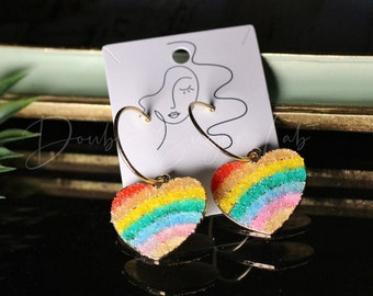 Rainbow Earrings | Emoji Earrings | LGBTQ Pride Earrings