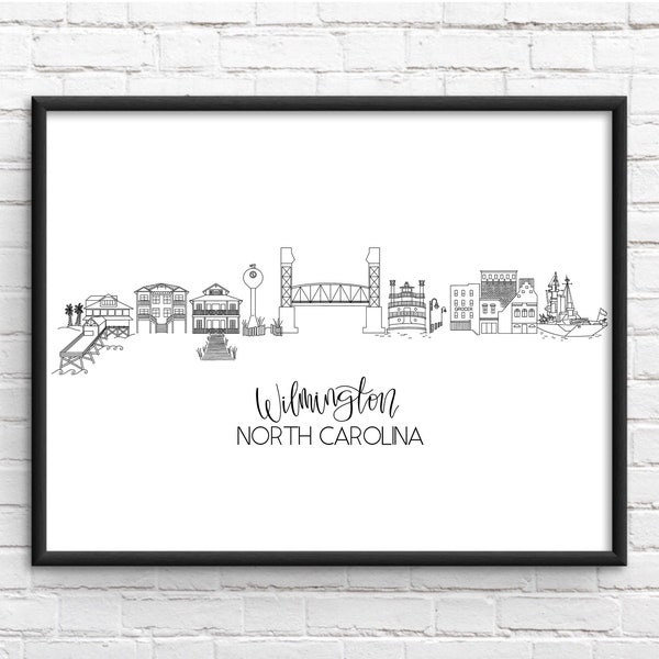 Wilmington Wall Art Etsy