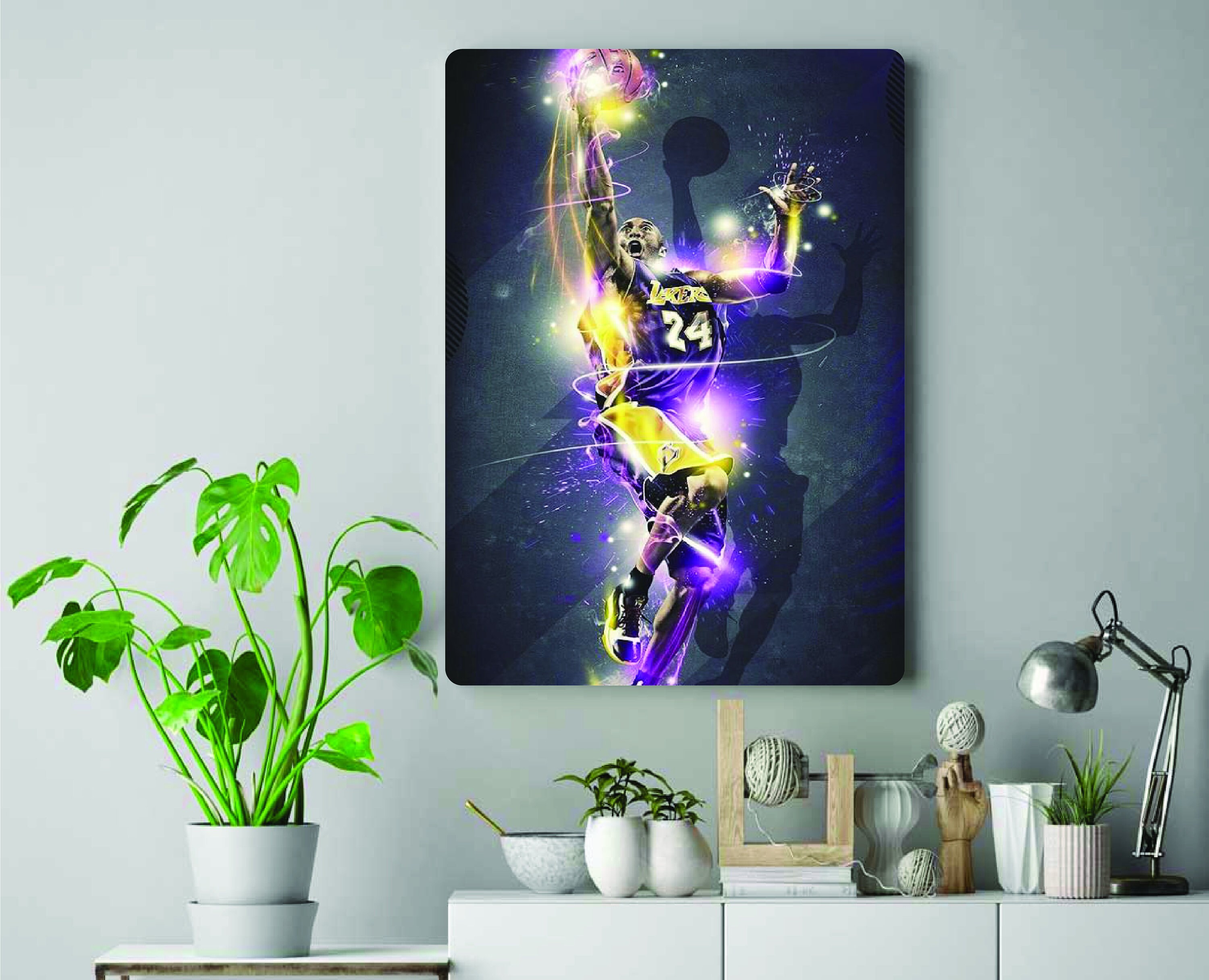 Kobe Bryant Los Angeles Lakers Wall Art Etsy