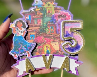DISNEY CAKE TOPPER | Shaker Number | Birthday cake topper