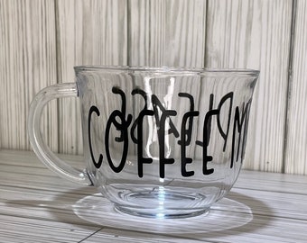 Coffee Me Please GLASS MUG