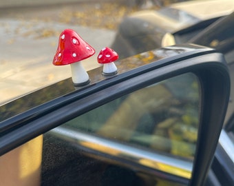 Mushroom Car Decoration Fairy Garden