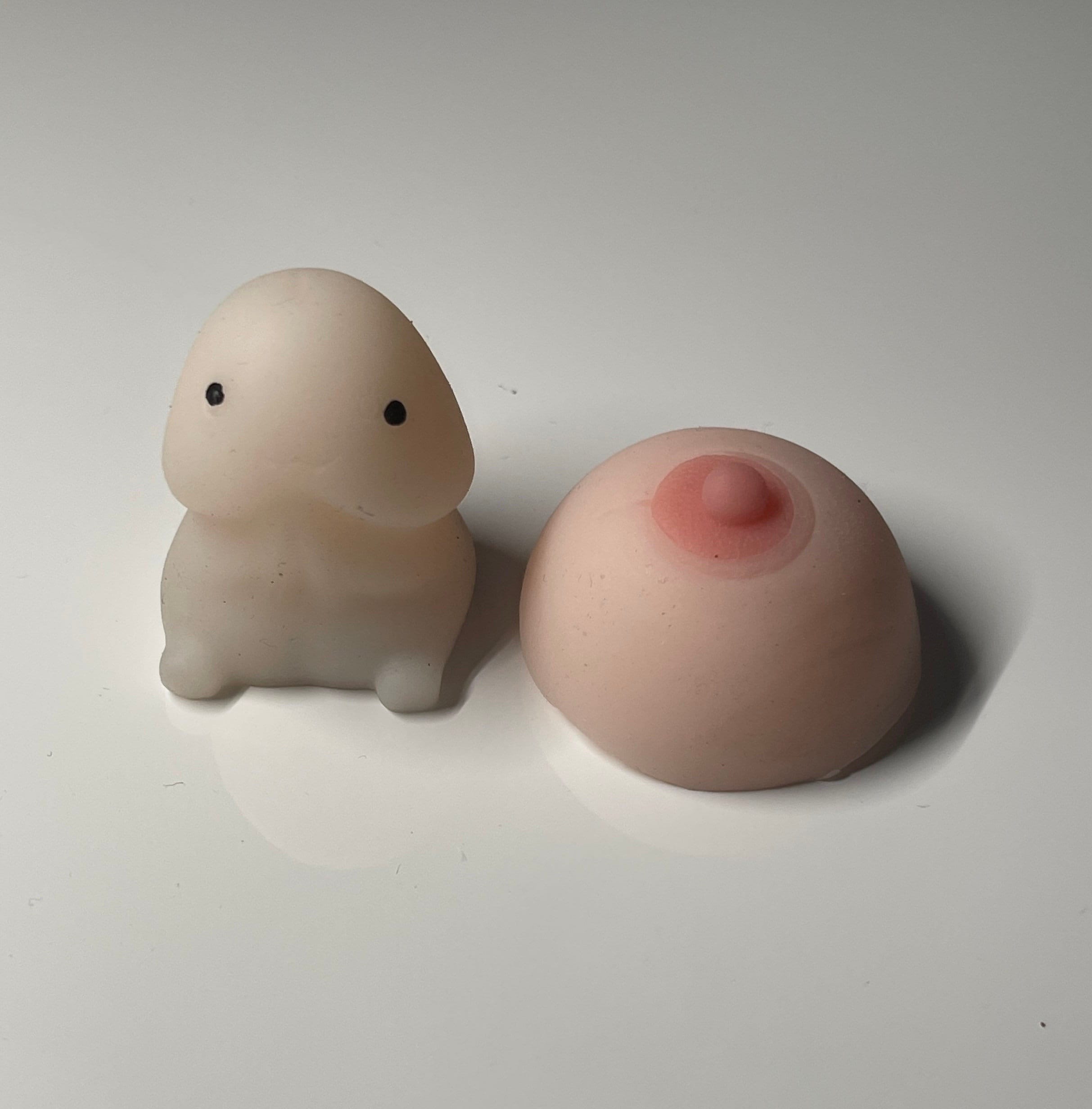 Boob Toy Squish Stress Fidget Mochi Breast Cancer 