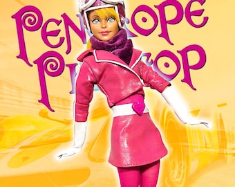 PENELOPE PIT(STOP) One of a Kind Hand-Painted Custom Doll | Celebrity dolls 80's Cartoons repaint