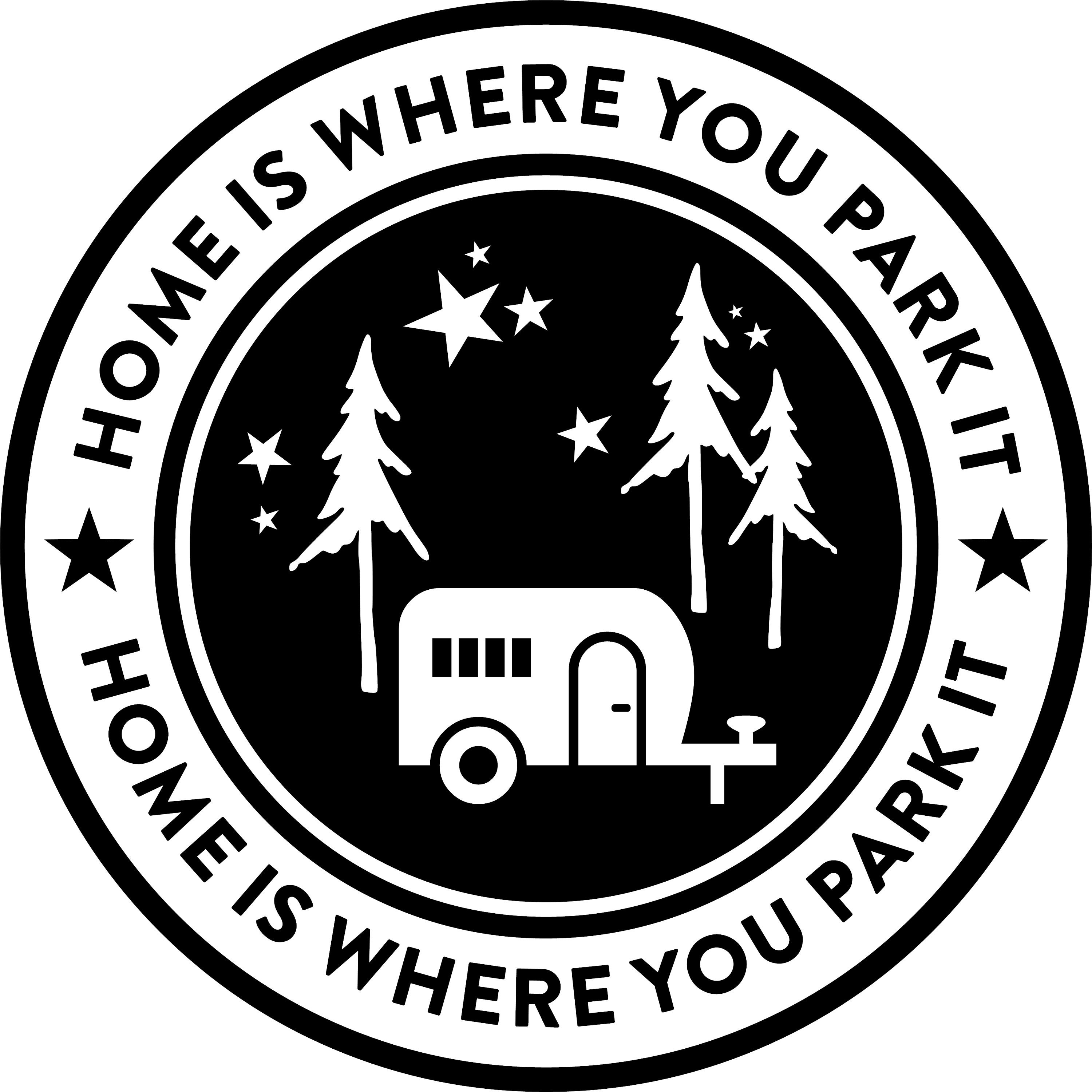 Home is Where You Park it Vinyl Sticker for Camper Van Car Etsy