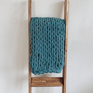 Chunky Knit Blanket, Cozy Blanket, Chunky Chenille Blanket, Handmade Throw Blanket, Knit Blanket, Knitted Blanket, Blanket, Home Decor, Cozy
