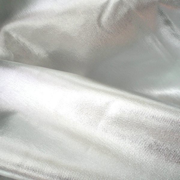 Silver Denim Fabric by the Yard