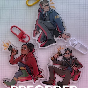 PREORDER: Alan Wake 2 Trio Charms image 1