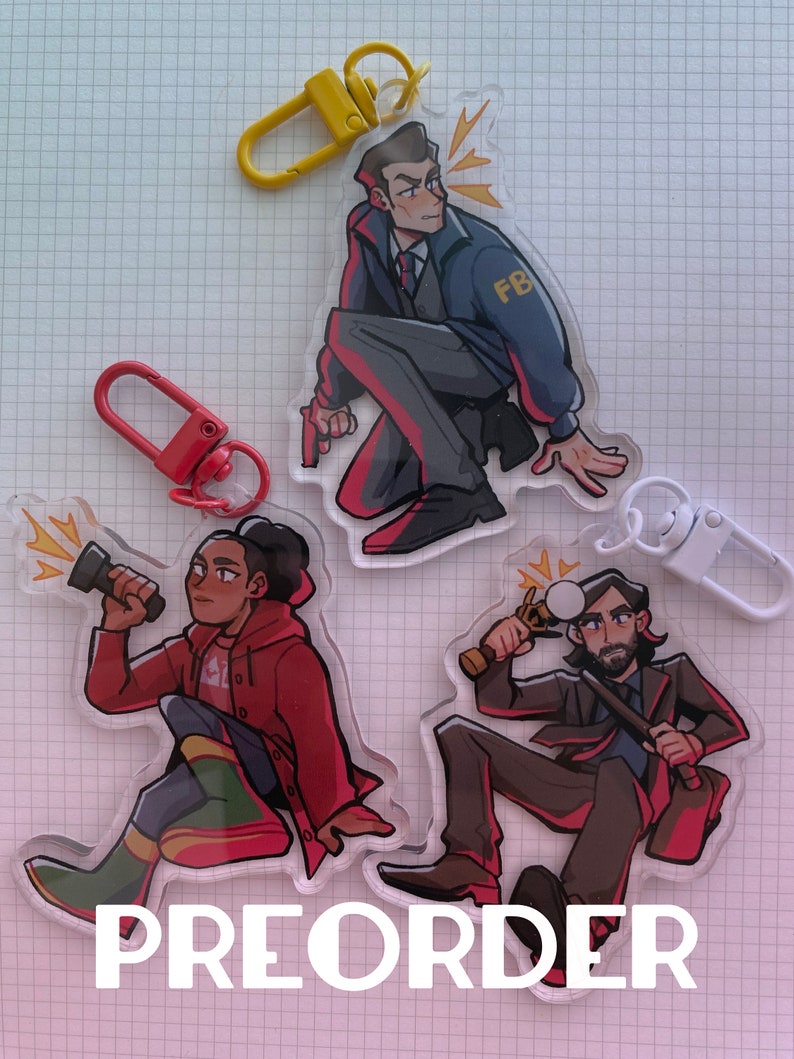 PREORDER: Alan Wake 2 Trio Charms image 1