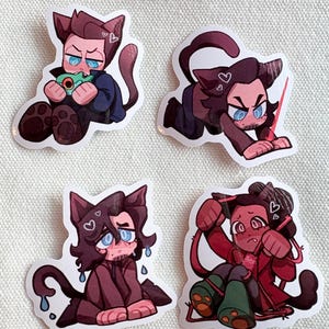 Alan Wake Catboy Stickers