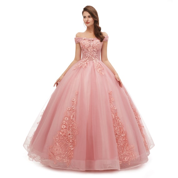 Quinceanera Dresses off Shoulder Tulle 