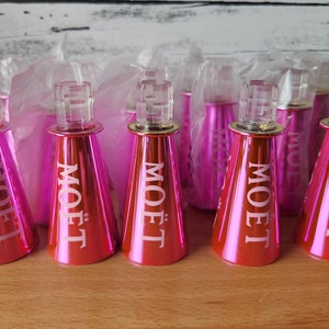 MC Champagne Pink Mini Sippers for 187ml Mini Moet Bottles