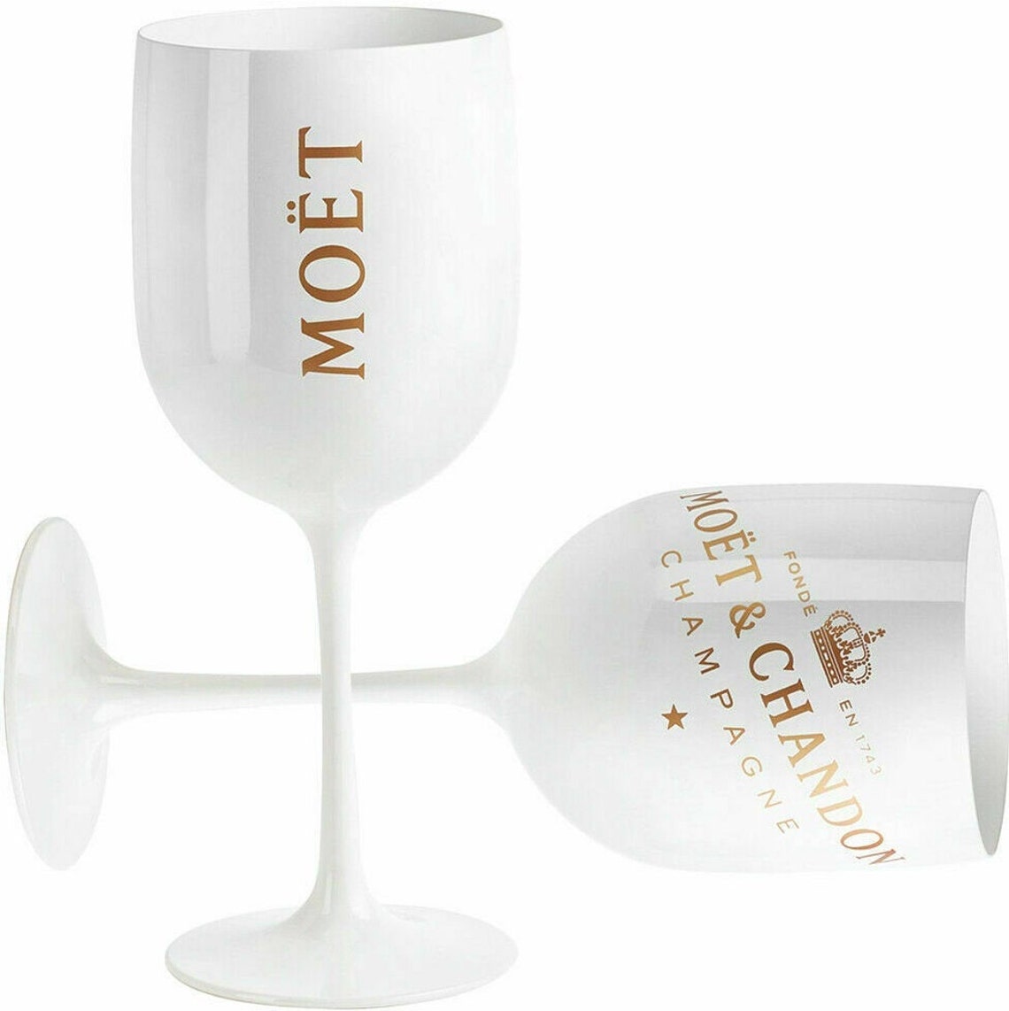 Moet Chandon Acrylic Plastic Champagne Glass Party Copa Copas Etsy España