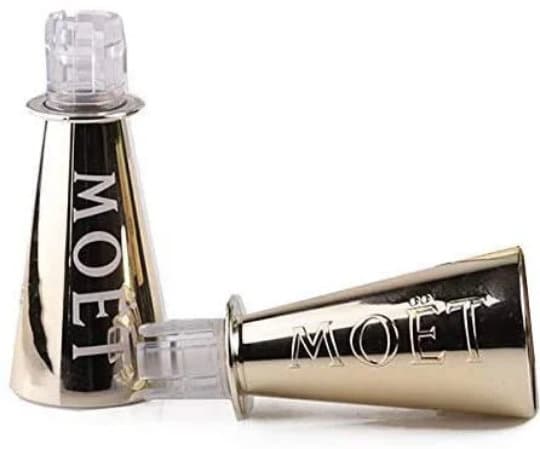 MOET CHANDON IMPERIAL GOLD ACRYLIC SIPPERS FOR MINI SPLIT BOTTLES