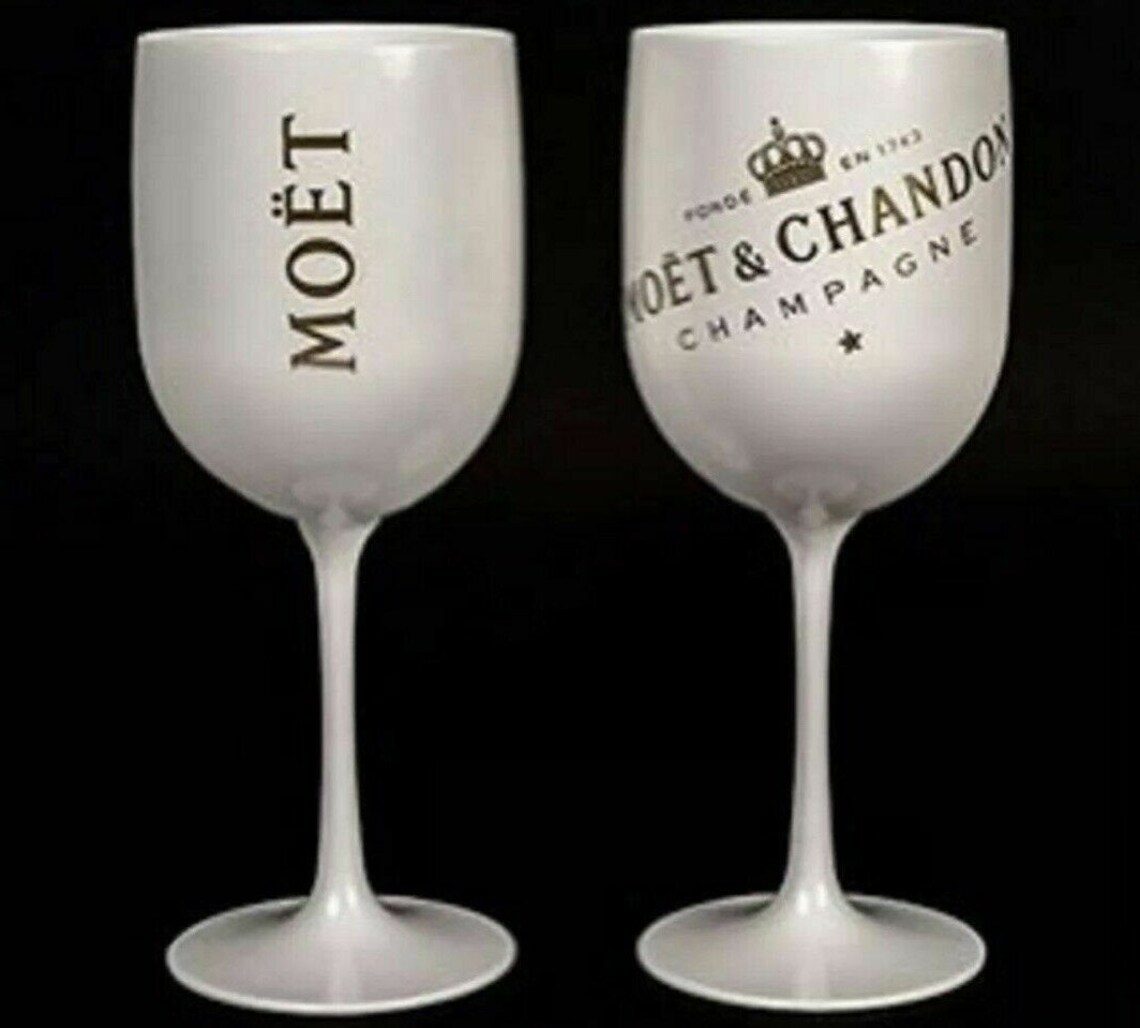 Moet Chandon Acrylic Plastic Champagne Glass Party Copa Copas Etsy