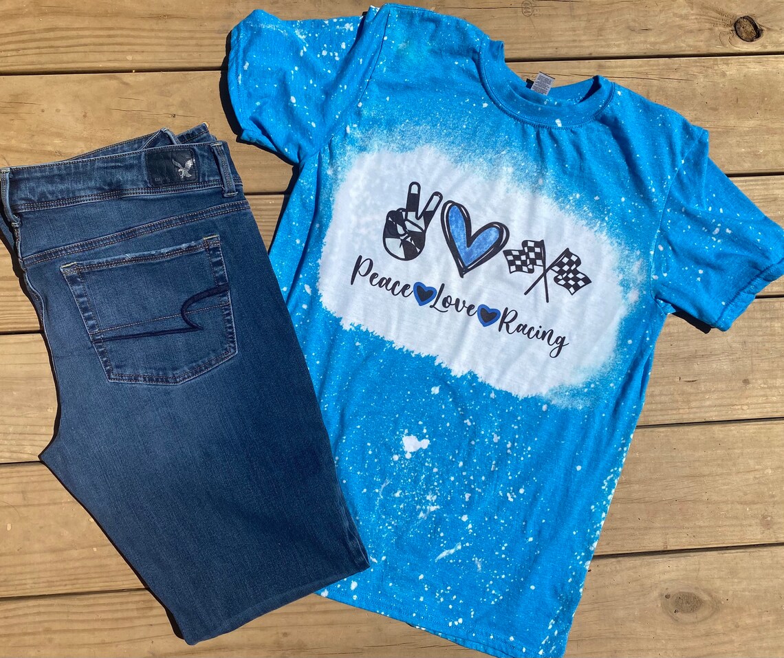 bleached racing shirts
