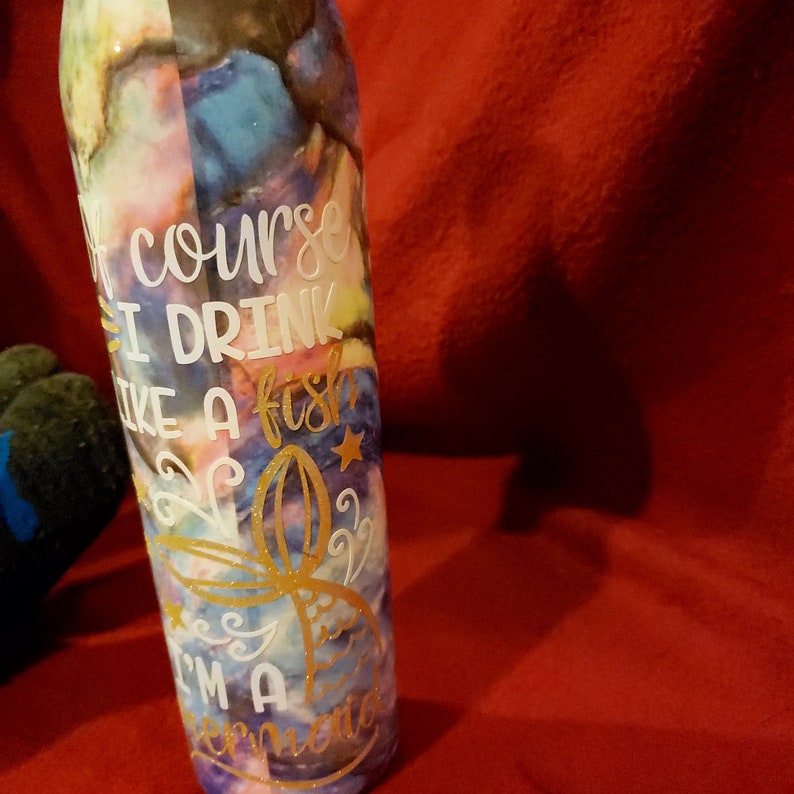 sassy sayings Insulated water bottle