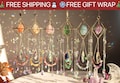 Sun Catcher for Window Hanging, Healing Crystal Suncatcher, Christmas Gift for Her Birthday Gift, Wall Decor Boho Room Decor, Rainbow Maker product logo