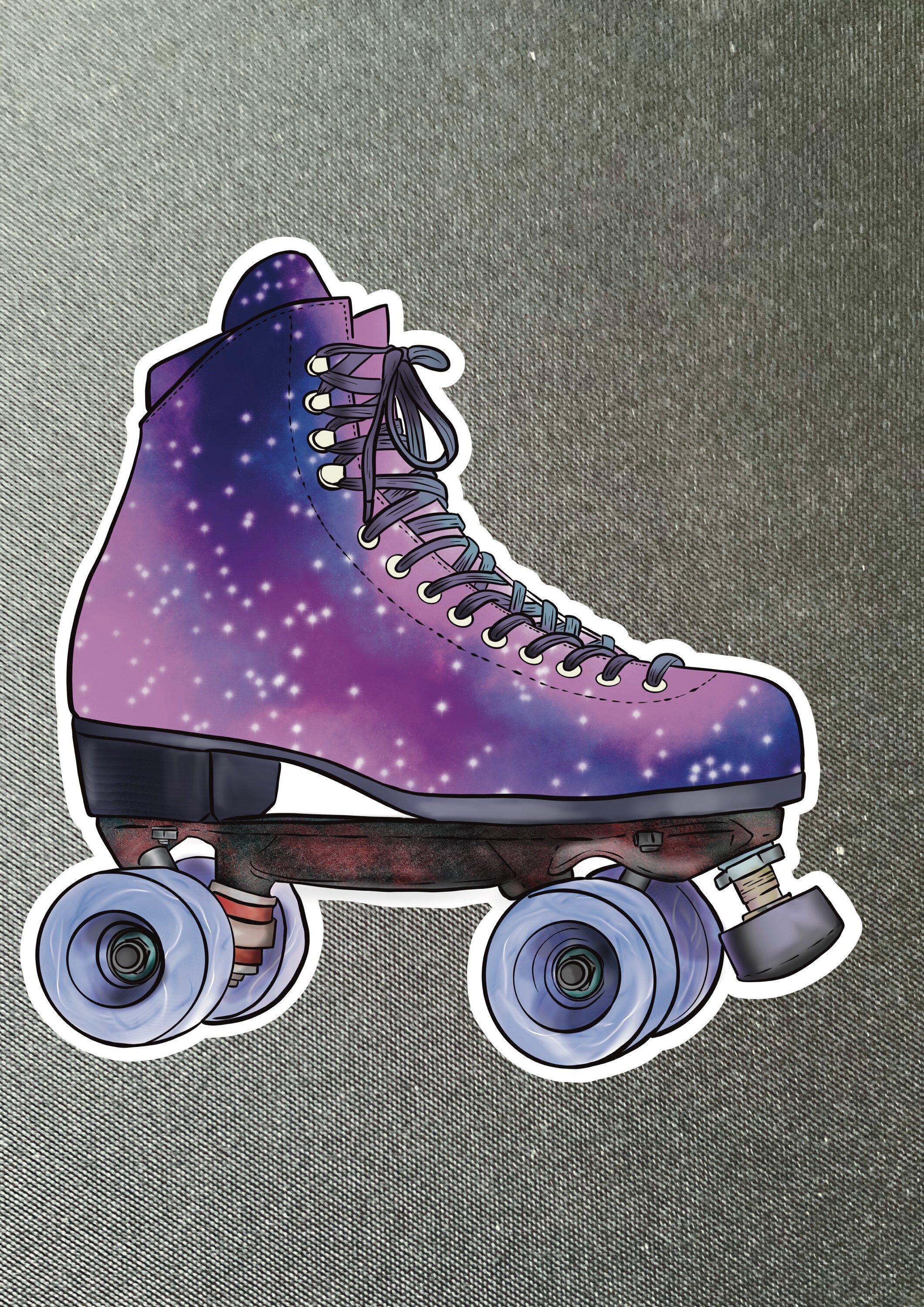 Choose Your Colour Roller Skate Vinyl Sticker Etsy UK