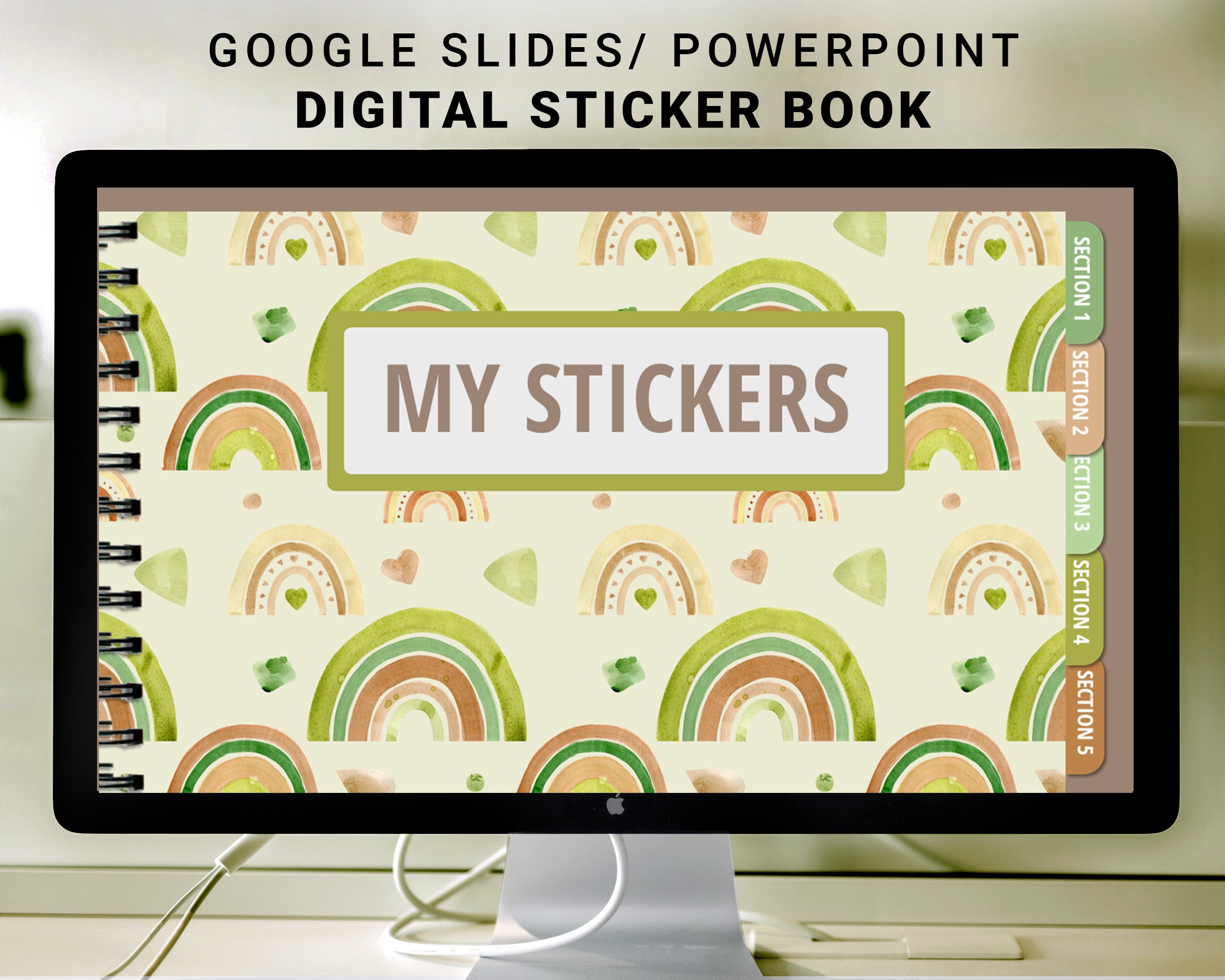 Digital Sticker Book Template for Google Slides & PowerPoint Etsy