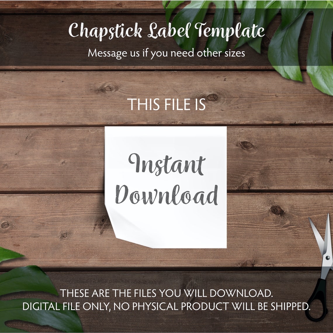 Chapstick Label Template Sublimation Template SVG DXF PSD Etsy Australia