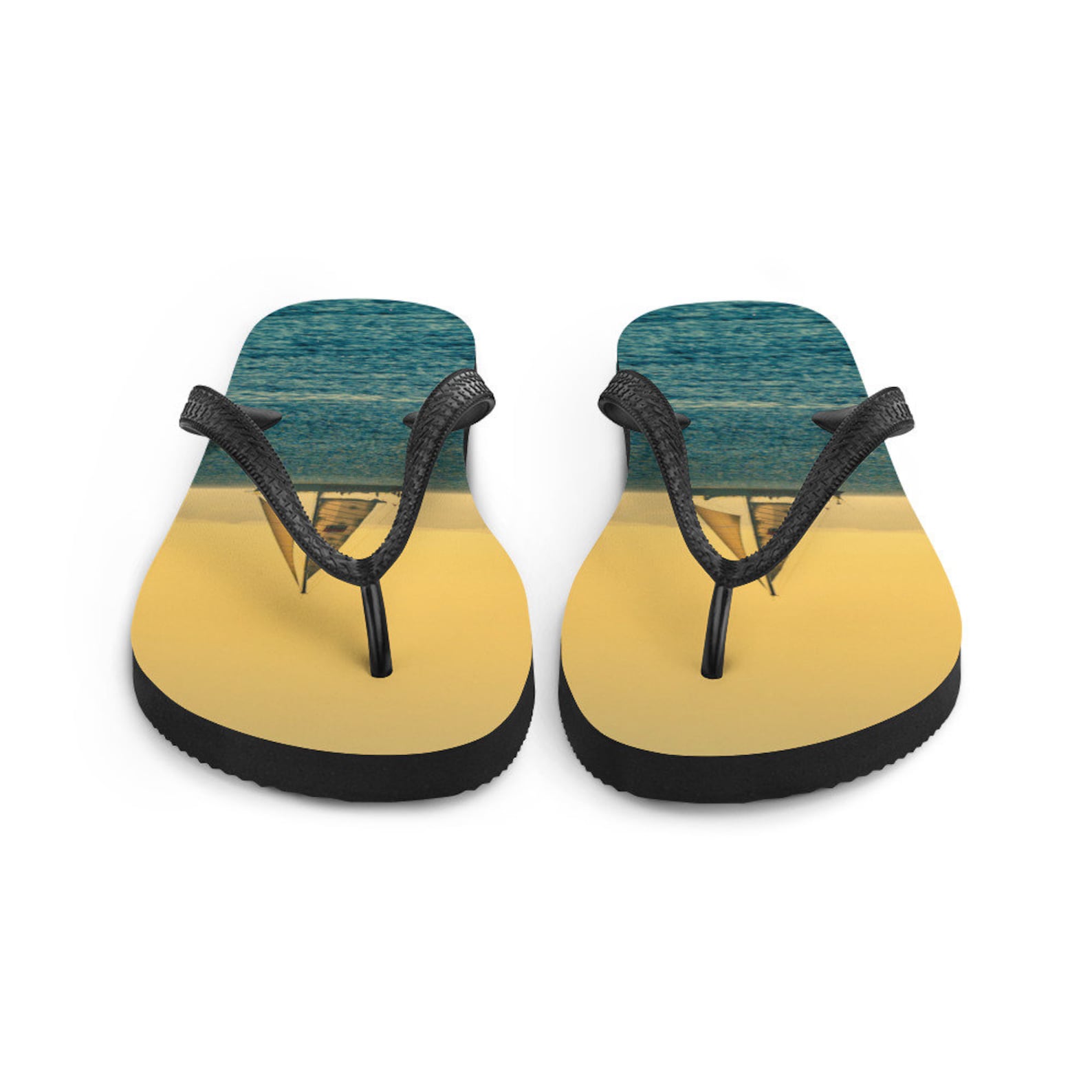 Sail Boat Sunset FlipFlops Unisex Mens Womens Small Etsy