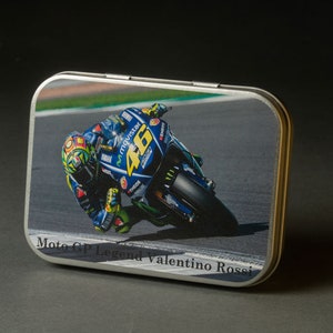 Moto GP Legend Valentino Rossi Tin with a Selection of Sweets