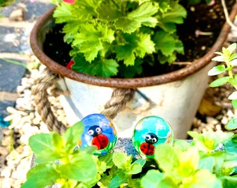 Marbles - Dot and Spot our super cute little handmade ladybird marbles.